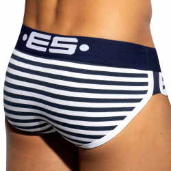 Slip Double Side Coton Marinière ES Collection