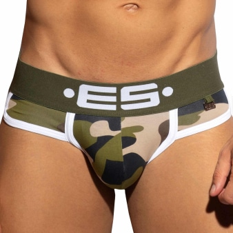Slip Double Side Coton Camouflage - Kaki ES Collection