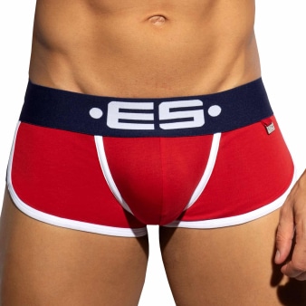 Shorty Double Side Coton Rouge - Marine ES Collection