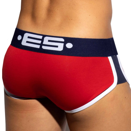 Shorty Double Side Coton Rouge - Marine ES Collection