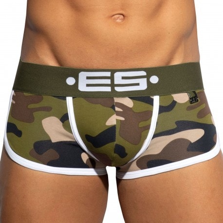 ES Collection Shorty Double Side Coton Camouflage - Kaki