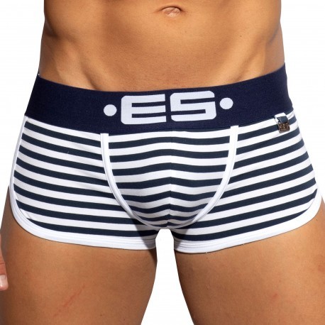 ES Collection Double Side Bottomless Cotton Trunks - Sailor
