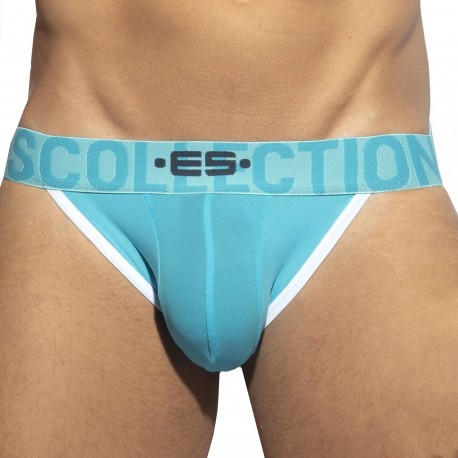 ES Collection Jock Strap Second Skin Turquoise
