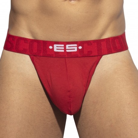 ES Collection Basic Cotton Thong - Red