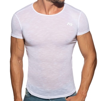 T-Shirt Flame Blanc Addicted