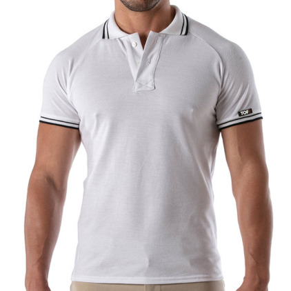 TOF Paris Polo Patriot Coton Blanc TOF Paris Polo Patriot Coton Blanc
