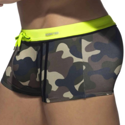 Boxer de Bain Sport Detail Binding Camouflage Addicted