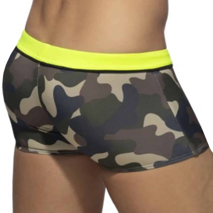 Boxer de Bain Sport Detail Binding Camouflage Addicted
