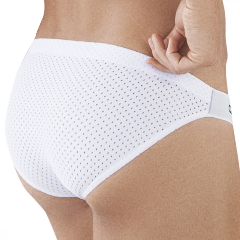 Clever Secrets Mesh Briefs - White