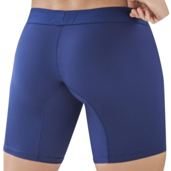 Boxer Long Classic Match Microfibre Bleu Marine Clever
