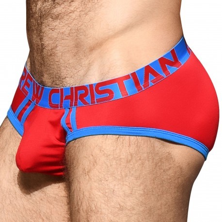 Andrew Christian Slip CoolFlex Modal Active Show-It Rouge