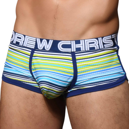 Andrew Christian Shorty Almost Naked Stripe Mesh