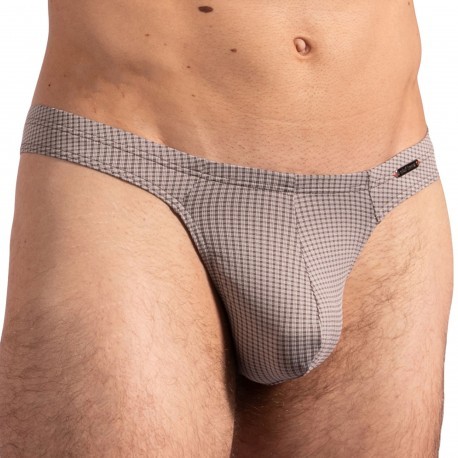 Olaf Benz RED 2208 Mini Thong - Brown - White
