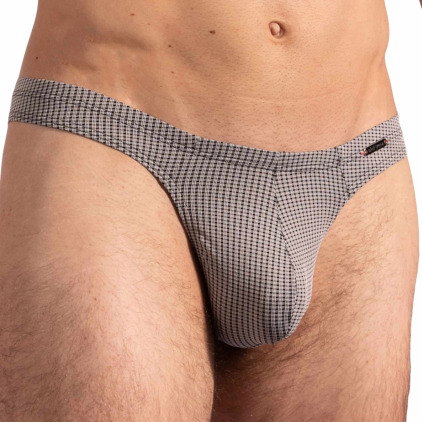 Olaf Benz String Mini RED 2208 Noir - Blanc