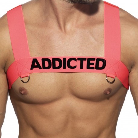 Addicted Neon Ring Harness - Neon Pink
