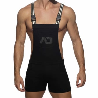 Salopette AD Coton Noir Addicted