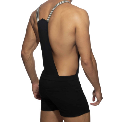 Salopette AD Coton Noir Addicted