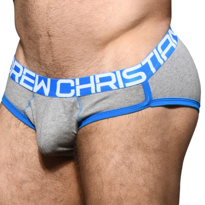 Andrew Christian Slip CoolFlex Modal Show-It Gris Chiné