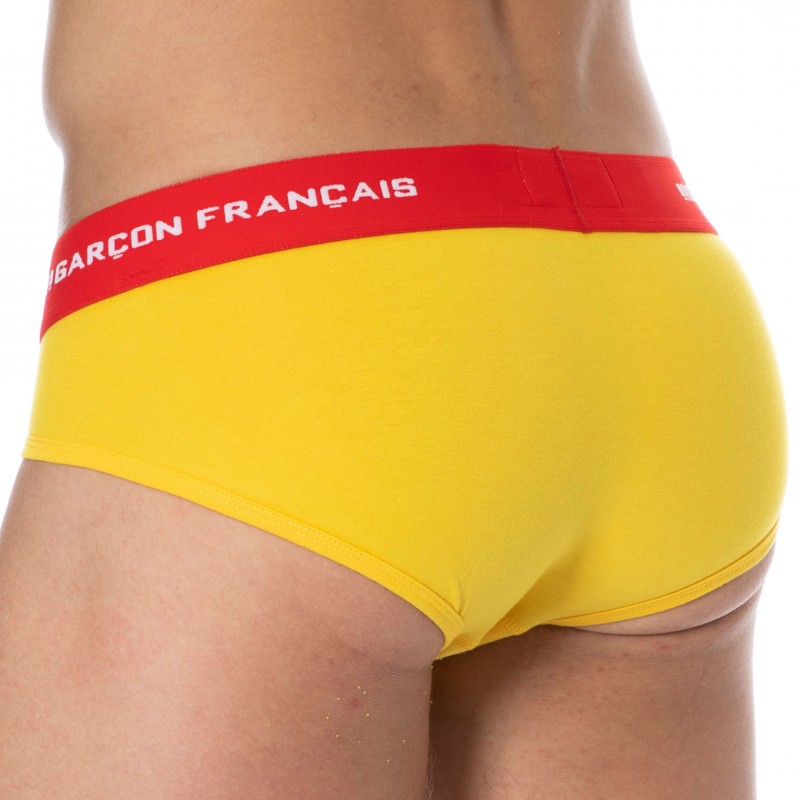 Garçon Français Cotton Briefs - Lemon