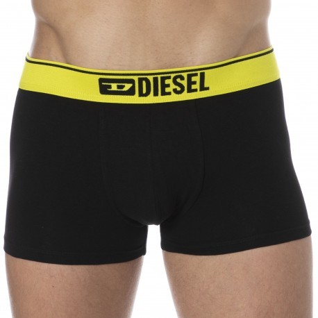 Diesel Boxer Denim Division Coton Noir - Jaune