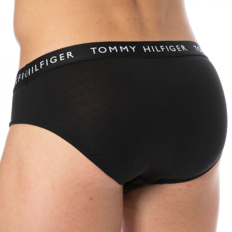 Tommy Hilfiger 3-Pack Essential Cotton Briefs - Black