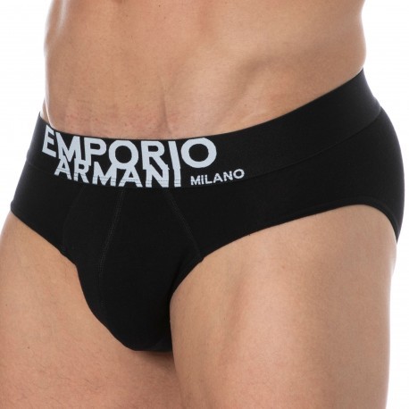 Emporio Armani Slip On-site Edition Coton Noir