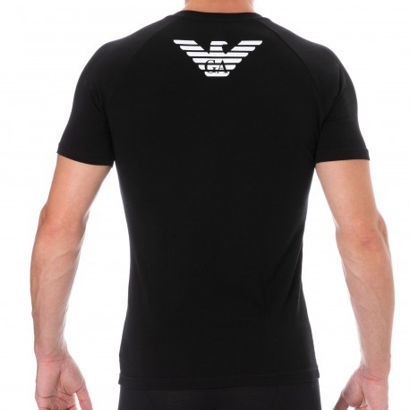Emporio Armani T-Shirt On-Site Edition Coton Noir
