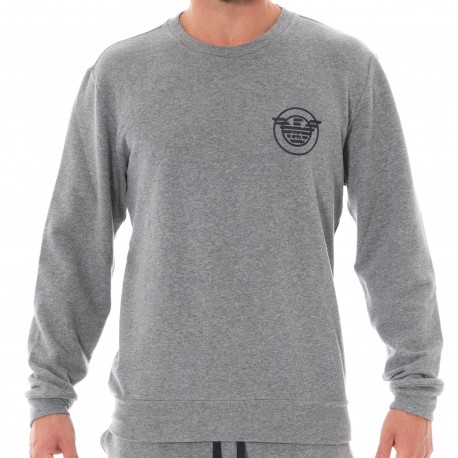 Emporio Armani Comfort Stretch Terry Sweater - Grey