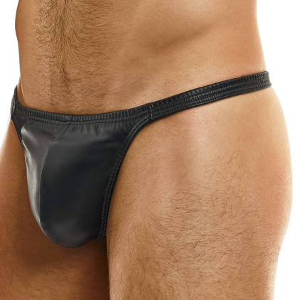 String Pleasure Simili-Cuir Noir Modus Vivendi