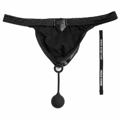 String Pleasure Simili-Cuir Noir Modus Vivendi