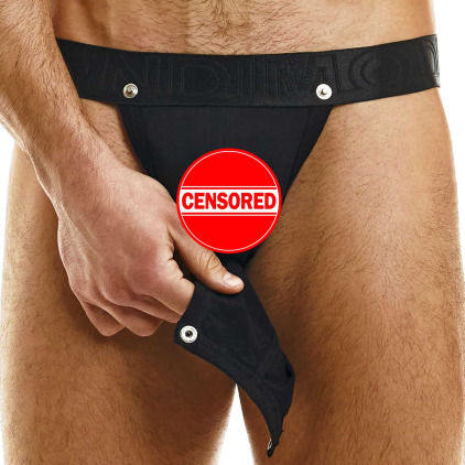 Slip Tanga Glory Hole Noir Modus Vivendi