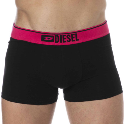 Diesel Boxer Contrast Coton Noir