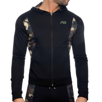Veste Sport AD Coton Noire Addicted