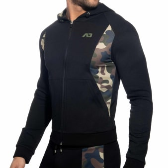 Veste Sport AD Coton Noire Addicted