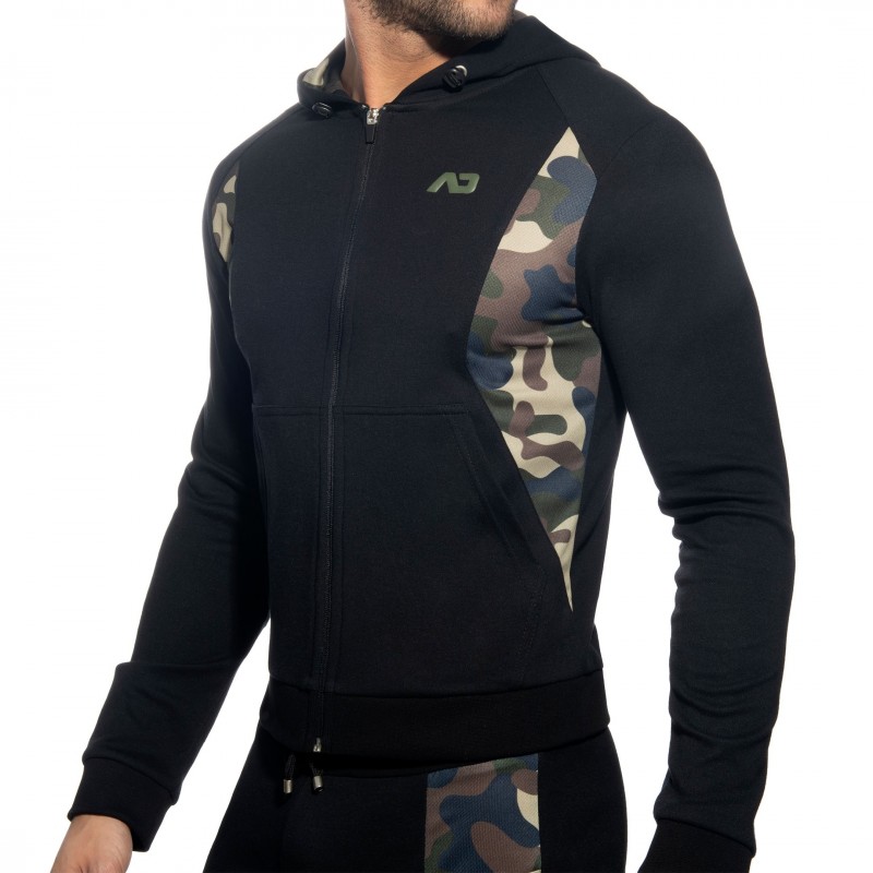 Addicted AD Cotton Sport Hoody - Black | INDERWEAR