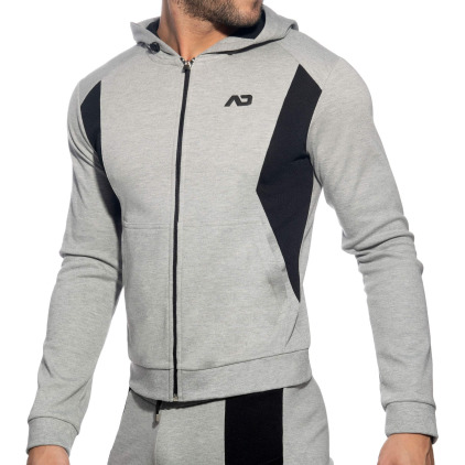 Addicted Veste Sport AD Coton Gris Chiné Addicted Veste Sport AD Coton Gris Chiné
