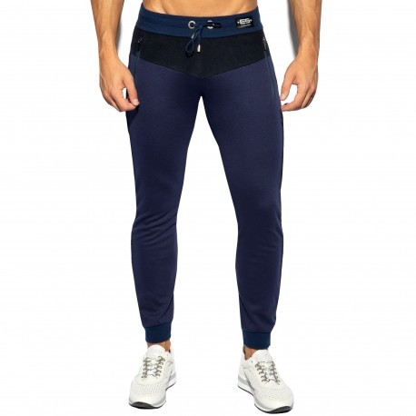 ES Collection Pantalon Sport Combi Bleu Marine