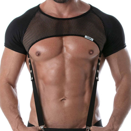 Harnais Complet Circuit Mesh Noir TOF Paris