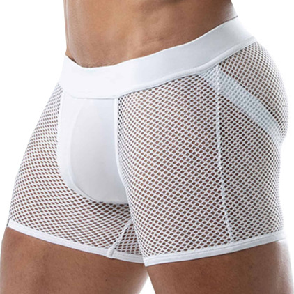 TOF Paris Boxer Jock Circuit Mesh Blanc TOF Paris Boxer Jock Circuit Mesh Blanc