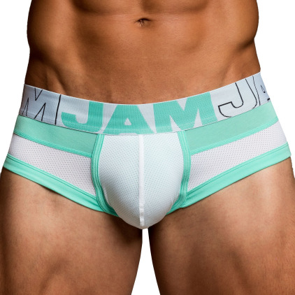 JAM Shorty Hipster Bambou Blanc - Vert