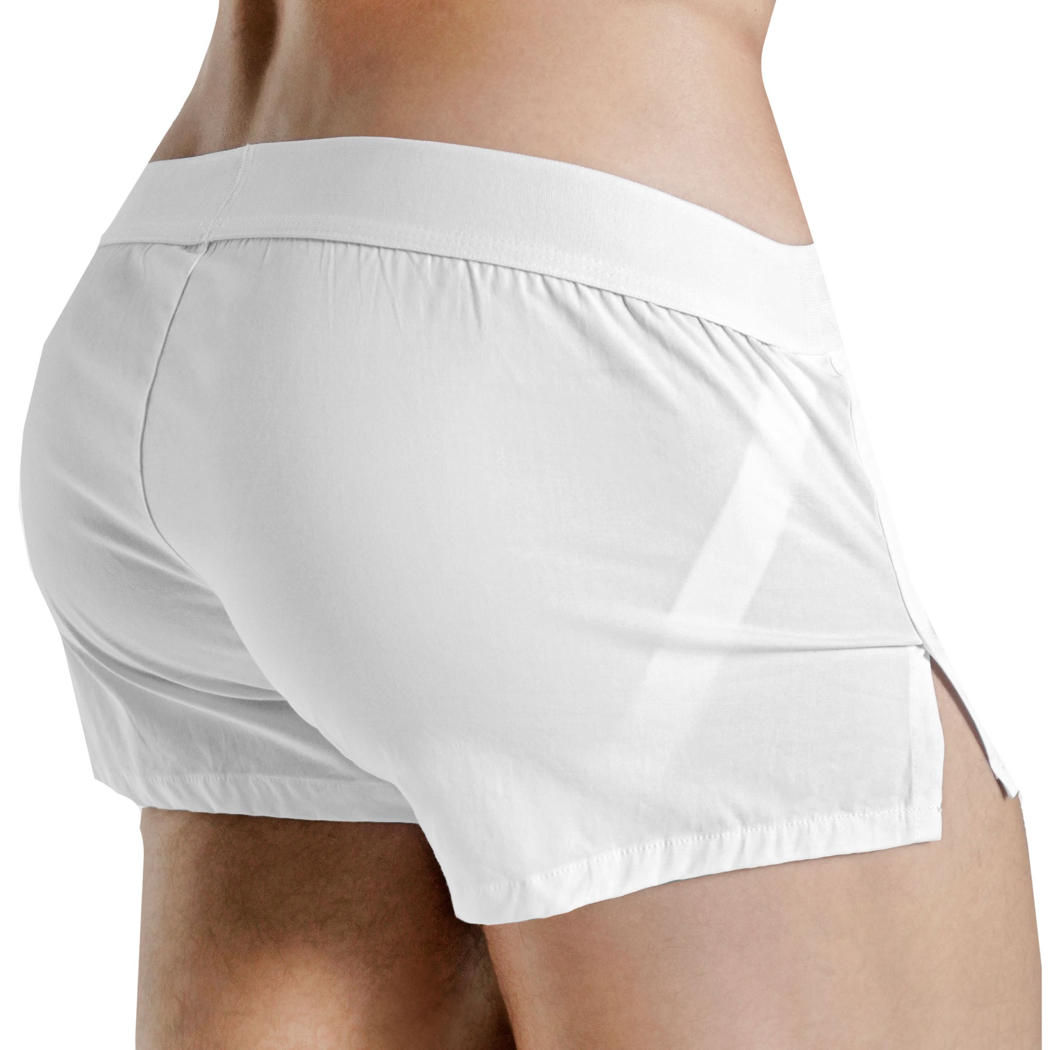 Rounderbum Basic Lift Boxer Shorts - White