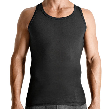 Rounderbum Débardeur Cotton Compression Noir Rounderbum Débardeur Cotton Compression Noir