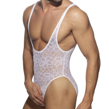 Body Dentelle Florale Blanc Addicted