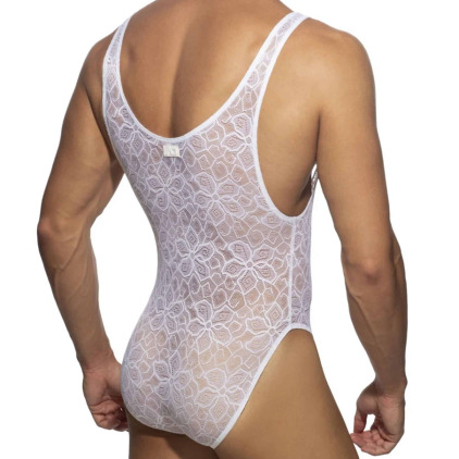 Body Dentelle Florale Blanc Addicted