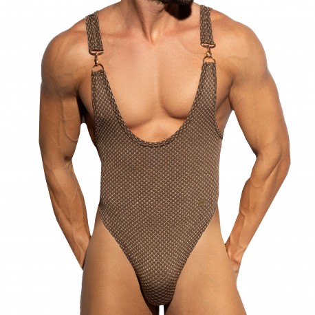 ES Collection Luxury Body Thong - Brown