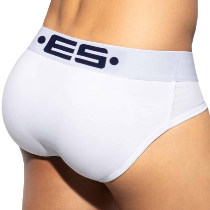 Slip WonderBrief Back Up Blanc ES Collection