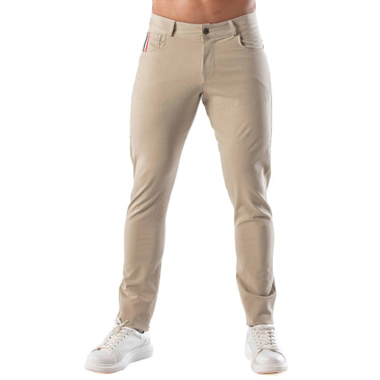 TOF Paris Pantalon Chino Patriot Beige TOF Paris Pantalon Chino Patriot Beige