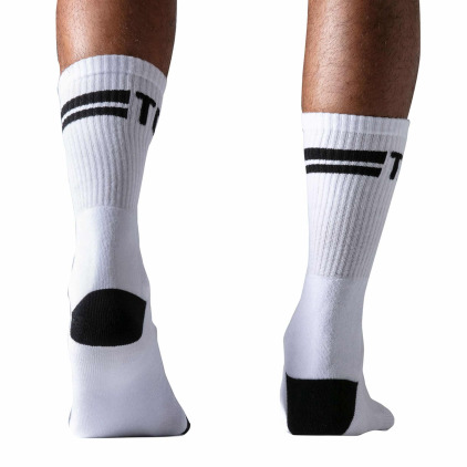 Chaussettes Sport Blanc - Noir TOF Paris