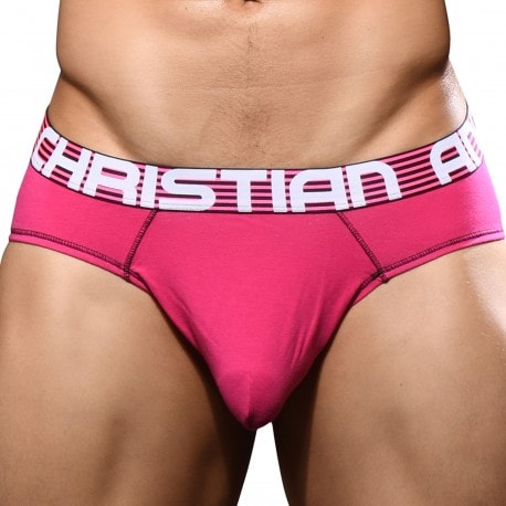 Andrew Christian Almost Naked Cotton Briefs - Fuchsia
