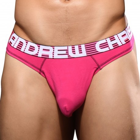 Andrew Christian String Almost Naked Coton Rose Fuchsia